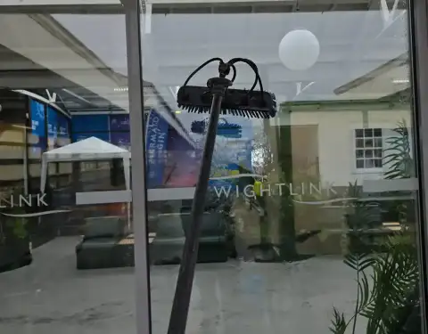 Commercial window cleaning at Wightlink terminals thumbnail