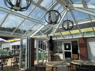 Conservatory window and roof cleaning