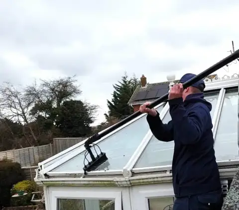 Exterior conservatory roof cleaning thumbnail