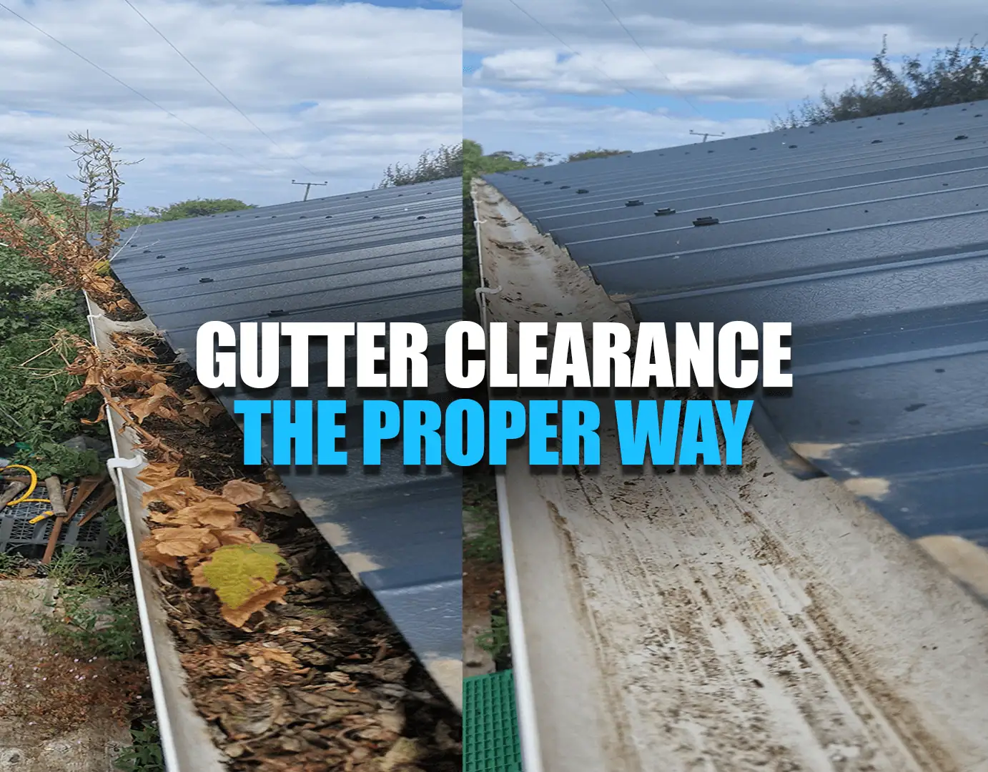 How We Tackle Clearing Gutters - From Vac to Ladders
